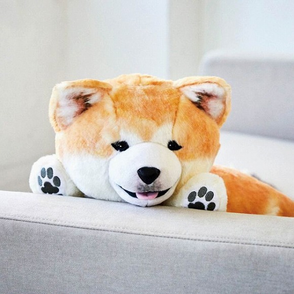 You More いっしょに暮らそうよ もふもふ秋田犬ぬいぐるみ 子犬 その他インテリア 生活雑貨 インテリア 生活雑貨 おもしろ雑貨 動物雑貨の通販 You More ユーモア