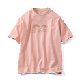 Live love cottonプロジェクト リブ イン コンフォート神戸のベーカリーハラダのパンさんとつくったオーガニックコットンのレトロかわいいTシャツ〈ベビーピンク〉