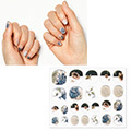 MEDE19F nail sticker collection of William Morris's world
