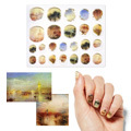 MEDE19F J·M·W· Turner nail sticker collection