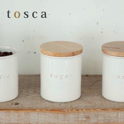 ＜フェリシモ＞ tosca 陶器キャニスター シュガー