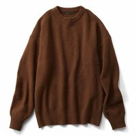 ＜フェリシモ＞ THREE FIFTY STANDARD かのこ編みセーター〈ブラウン〉【送料無料】