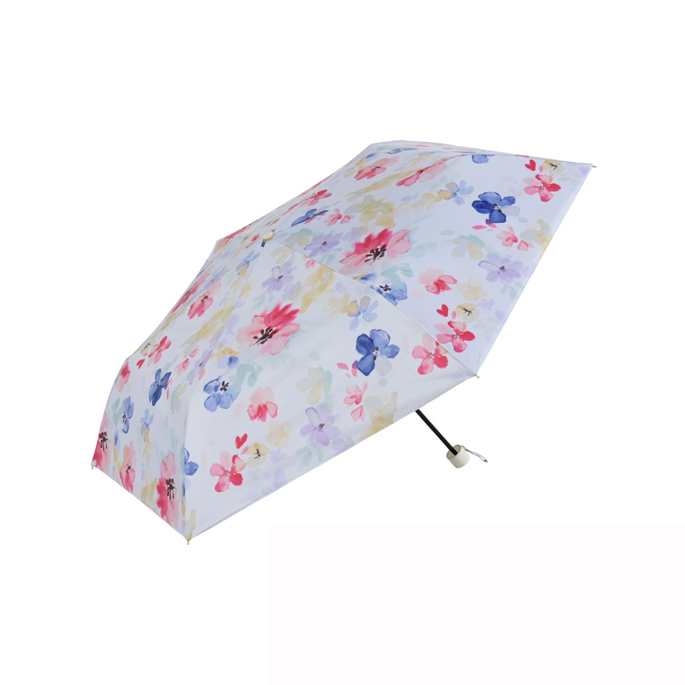 晴雨兼用　折りたたみ遮光日傘スレンダーミニ