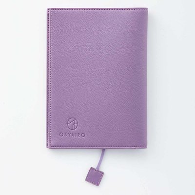  OSYAIRO フォトポケット付き文庫本&手帳カバー〈紫〉