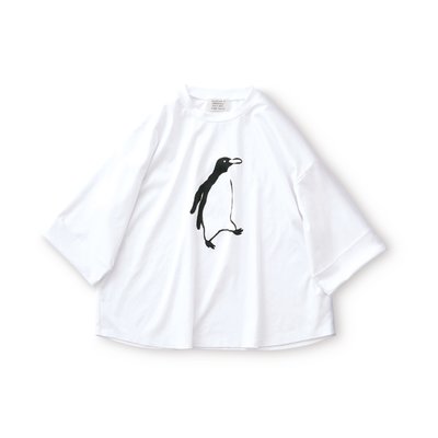 ＜フェリシモ＞ パピプペンギンズ もこもこパイル刺しゅうTシャツ【送料無料】