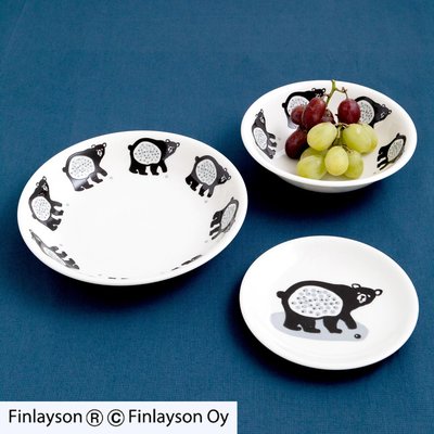  フィンレイソン クマの3種の食器セット〈オッツォ〉