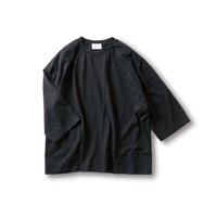 ＜フェリシモ＞ サニークラウズ 半端袖Tシャツ〈メンズ〉黒【送料無料】画像