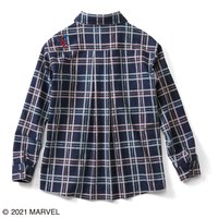 ＜フェリシモ＞ 〈MARVEL〉こっそりウェブのシャツジャケット (スパイダーマン)【送料無料】画像