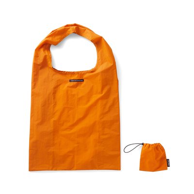 ＜フェリシモ＞ THREE FIFTY STANDARD コンパクトなオレンジ色のエコバッグ