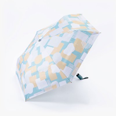 ＜フェリシモ＞ 雨の日も明るいカラーで気分が華やぐ 晴雨兼用の折りたたみ傘