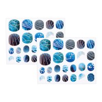 ＜フェリシモ＞ 海とかもめ部 海の風景写真で爪を彩る ぷっくりジェル風ネイルシールの会画像