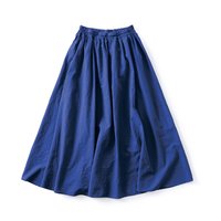 フェリシモ and myera 真っ青なギャザースカート