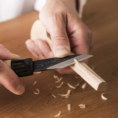 ＜フェリシモ＞ 木材がサクサク削れる カービングナイフ(右きき用)