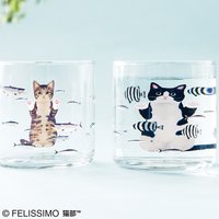 ＜フェリシモ＞ おいしそうだニャ~ 猫さん夢の水族館グラスの会