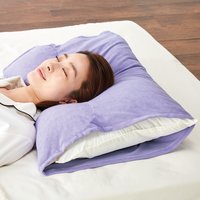 ＜フェリシモ＞ クーフゥ お手持ちの枕が首のサポート枕に変身する枕カバーの会画像