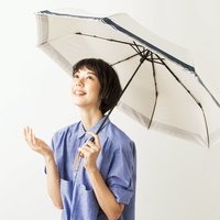 フェリシモ 秘密の設計で風に強い 晴雨兼用耐風折りたたみ傘