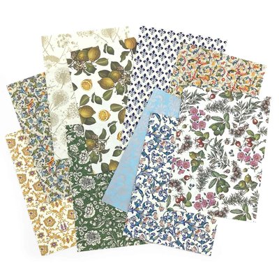 ＜フェリシモ＞ イタリアの老舗 ROSSI 社の美しいA4装飾紙10枚セット