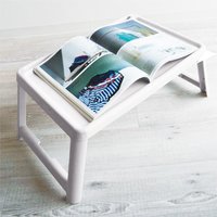 ＜フェリシモ＞ タブレットを立てて使える 折りたたみ式どこでもマルチテーブル画像