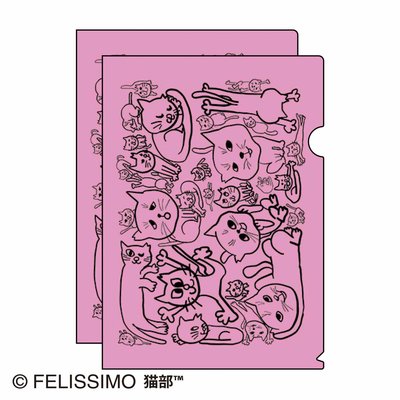 ＜フェリシモ＞ モフ缶×猫部 地域猫チャリティークリアファイル2021