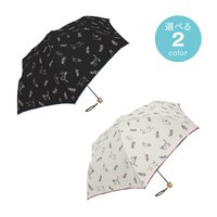 フェリシモ 雨の日を素敵な時間に 折り畳み傘スケッチキャット ミニ