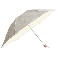 フェリシモ IEDIT[イディット] SELECT korko パステルモザイク模様の 晴雨兼用折りたたみ日傘〈ピンク〉