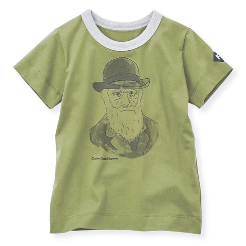 コットン素材のダーウィンを胸にかかげる偉人tシャツ ライトグリーン トップス 子ども服 子ども ベビー マタニティ レディースファッション 雑貨のアウトレット通販 Real Stock コットン素材のダーウィンを胸にかかげる偉人tシャツ ライトグリーン トップス 子ども服 子ども ベビー マタニティ レディースファッション 雑貨のアウトレット通販 Real Stock