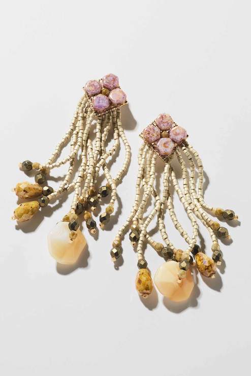 高瀬真奈さんコラボ Mede19f チェコビーズ イヤアクセ バニラ イヤリング ピアス アクセサリー 時計 ファッション小物 レディースファッション 洋服の通販 Mede19f メデ ジュウキュウ