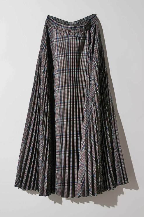 Mede19f チェックプリーツロングスカート グレー スカート ボトムス レディースファッション レディースファッション 洋服の通販 Mede19f メデ ジュウキュウ