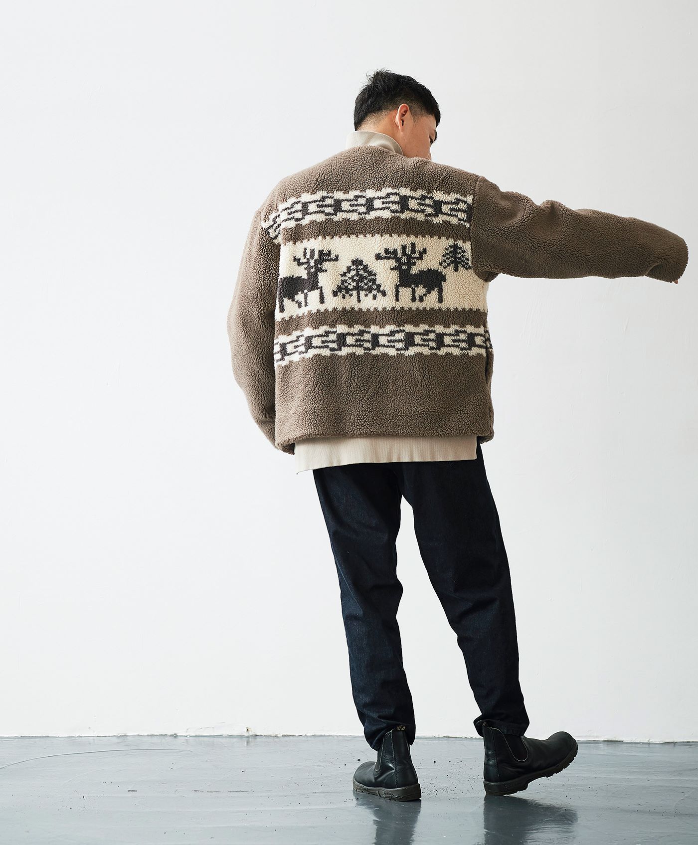 超歓迎】 Riho様専用 サニークラウズ カウチンボアジャケット tdh 