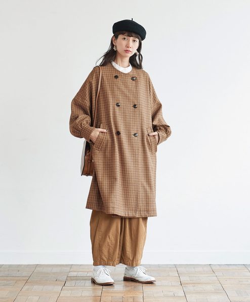 Sunny Clouds トラッドチェックのコート レディース コート アウター レディースファッション レディースファッション メンズファッションの通販 Sunny Clouds サニークラウズ
