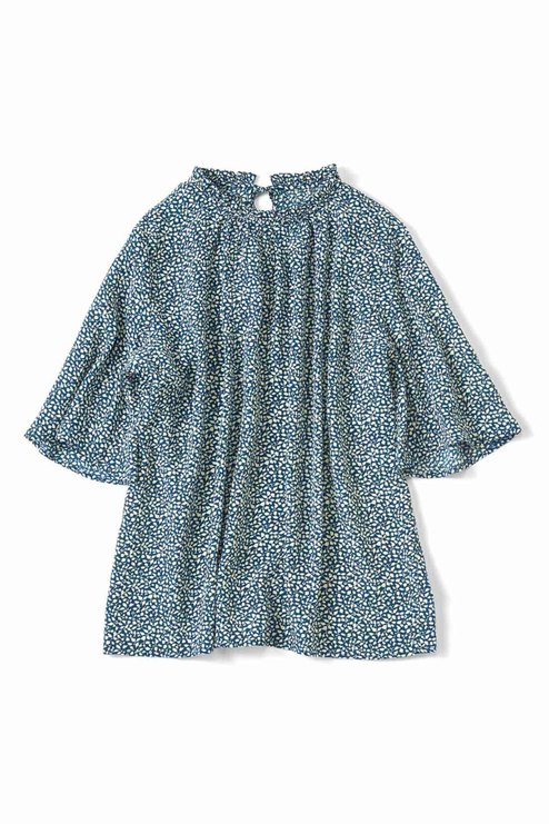 後ろリボンの花柄ひらっとトップス ターコイズブルー トップス レディースファッション レディースファッション 雑貨のアウトレット通販 Real Stock 後ろリボンの花柄ひらっとトップス ターコイズブルー トップス レディースファッション レディースファッション 雑貨のアウトレット通販 Real Stock