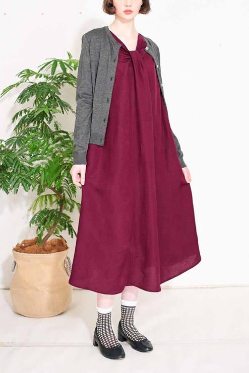 麻混ノースリーブワンピース ワインレッド ワンピース ワンピース チュニック レディースファッション レディースファッション 雑貨のアウトレット通販 Real Stock 麻混ノースリーブワンピース ワインレッド ワンピース ワンピース チュニック レディースファッション レディースファッション 雑貨のアウトレット通販 Real Stock