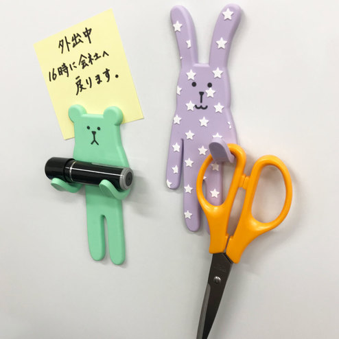 クラフトホリック R がかわいい 手足が曲がるマグネットフック その他文房具 事務用品 文房具 事務用品 ステーショナリー バイヤーセレクトの通販 フェリシモパートナーズ
