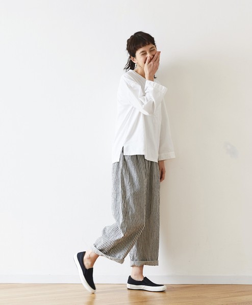 サニークラウズ Feat Shuttle Notes Kazumiのルーズパンツ レディース パンツ ボトムス レディースファッション レディースファッション メンズファッションの通販 Sunny Clouds サニークラウズ