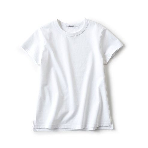 Lx 大人女性の今が輝く 理想のtシャツ ホワイト レディースファッション アラフィフ 50代のレディースファッション 雑貨の通販 Felissimo Lx