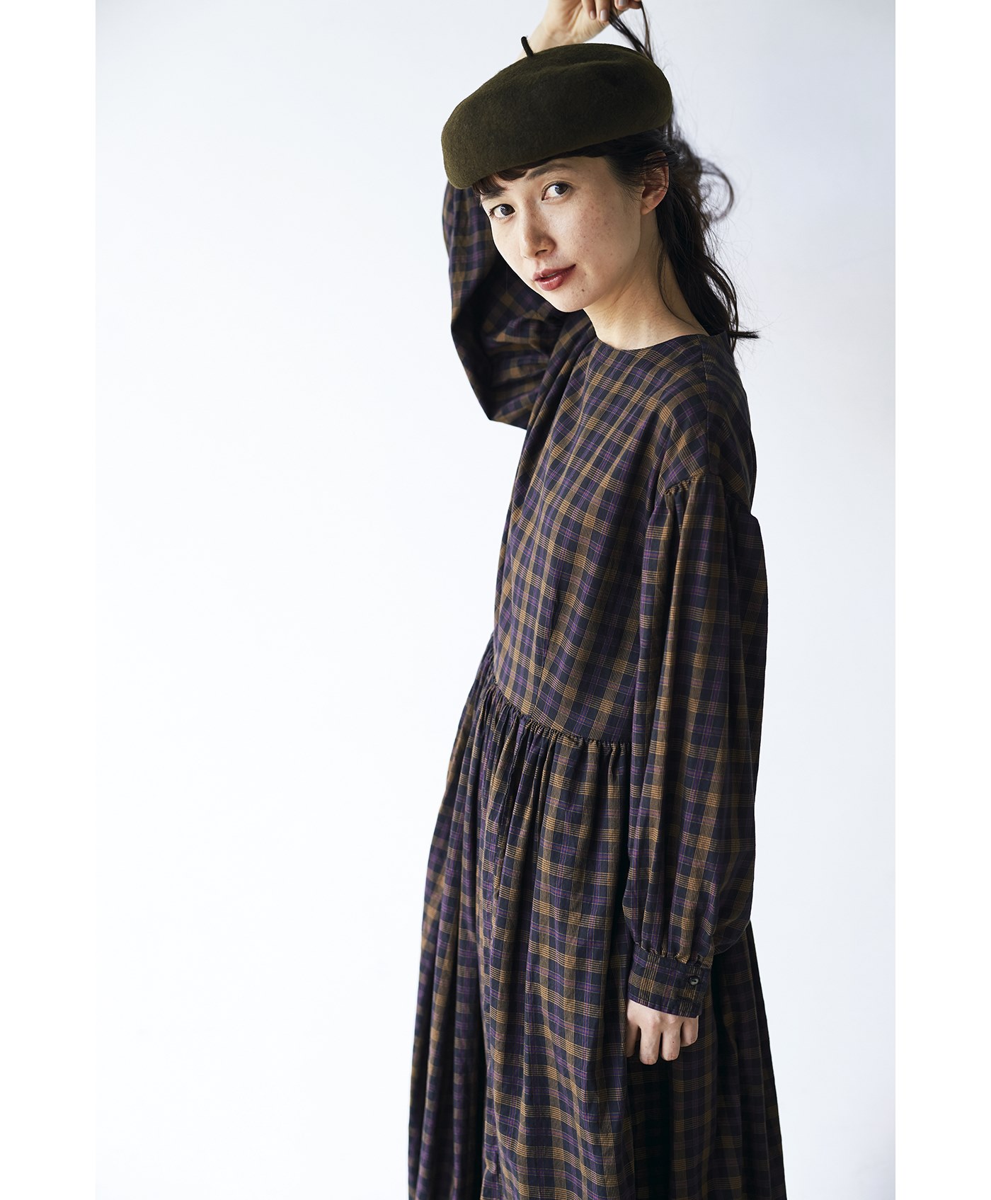 チャンピオン 送料無料 サニークラウズ Kazumiのたっぷりギャザーのワンピース セール