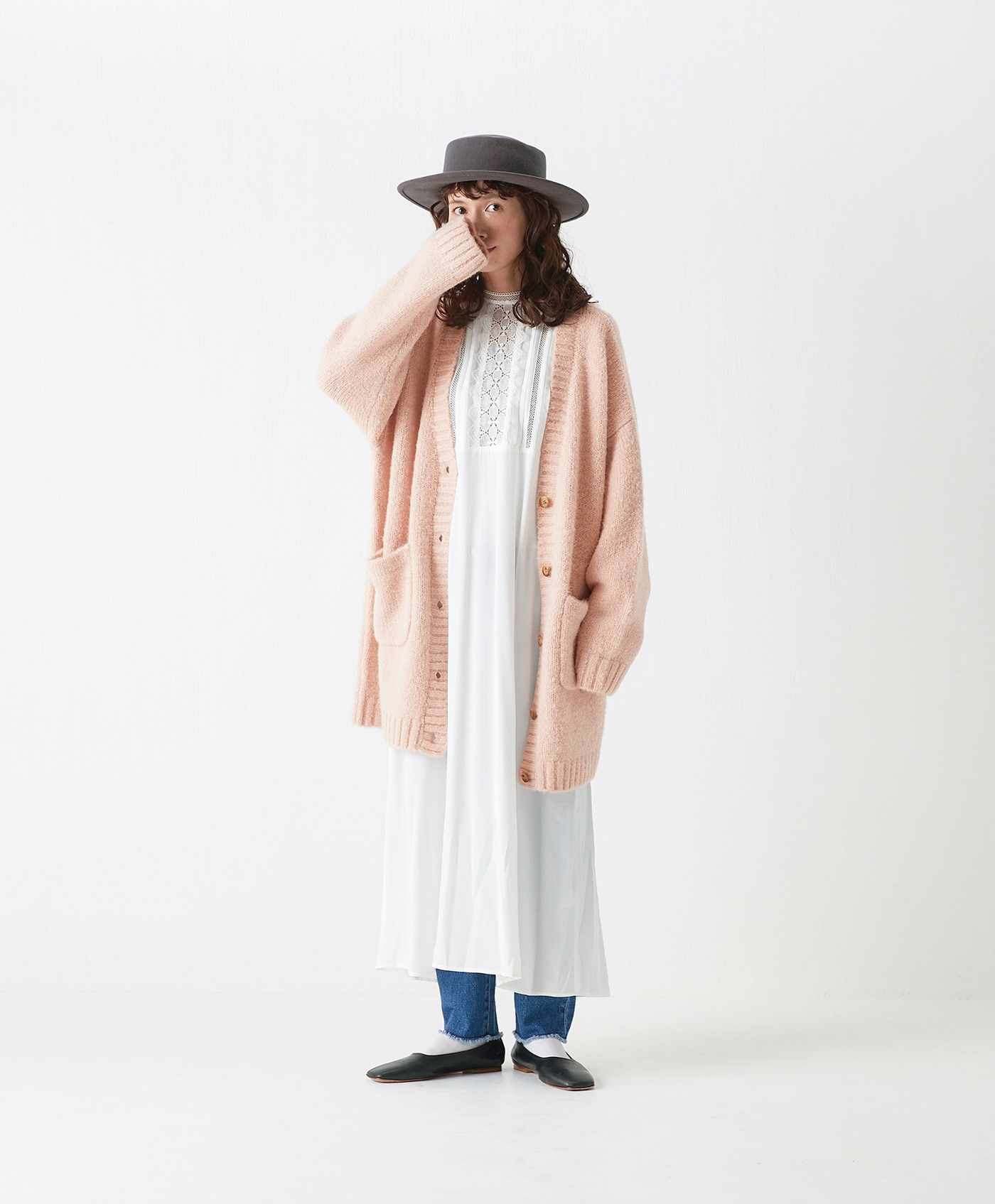 22年秋冬新作 希少 フェリシモチェリー立体キャンディーうさぎちゃんピンクニットカーディガン トップス その他 Oceanrepublicbrewing Com