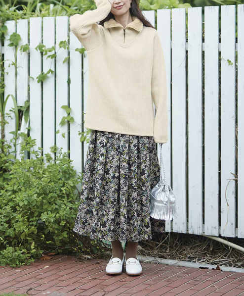 サニークラウズ ふたたび焚き火セーター レディース ニット セーター トップス レディースファッション レディースファッション メンズファッションのアウトレット通販 Sunny Clouds So Co サニークラウズ ソーコ