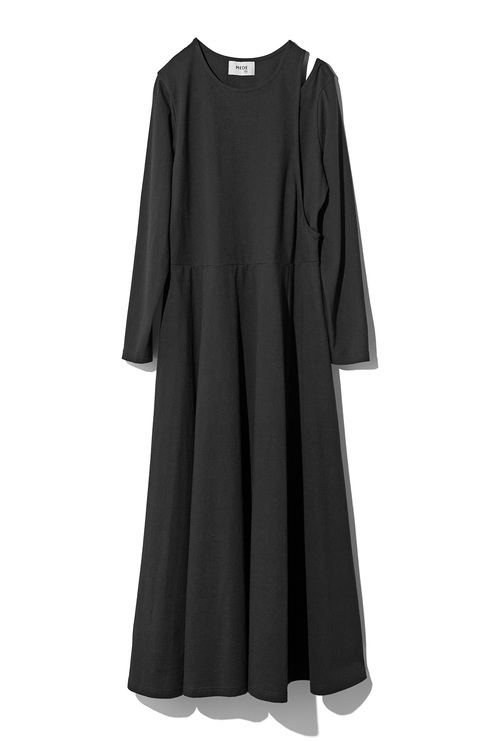 Mede19f アシメレイヤードカットソー ワンピース ブラック ワンピース ワンピース チュニック レディースファッション レディースファッション 洋服の通販 Mede19f メデ ジュウキュウ