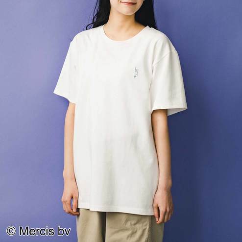 Dick Bruna Table ちょっと大きめtシャツ ホワイト Tシャツ カットソー トップス レディースファッション ミッフィー ブラックベアなど ディック ブルーナ テーブル オリジナルグッズの通販 ディック ブルーナ テーブル