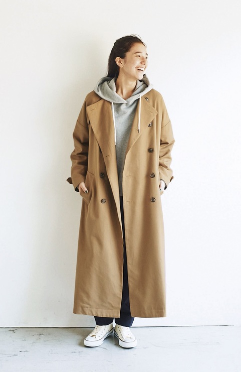 Avecmoi ノーカラートレンチコート キャメル コート アウター レディースファッション レディース ファッション 洋服の通販 Avecmoi アヴェクモワ Avecmoi ノーカラートレンチコート キャメル コート アウター レディースファッション レディース ファッション 洋服の通販 Avecmoi アヴェクモワ
