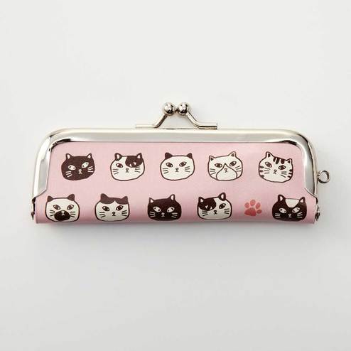 ツンデレにゃん 朱肉付きの印鑑ケースの会 ポーチ 財布 ポーチ バッグ 財布 靴 猫好きの猫グッズ 猫雑貨の通販 コミュニティ フェリシモ 猫部