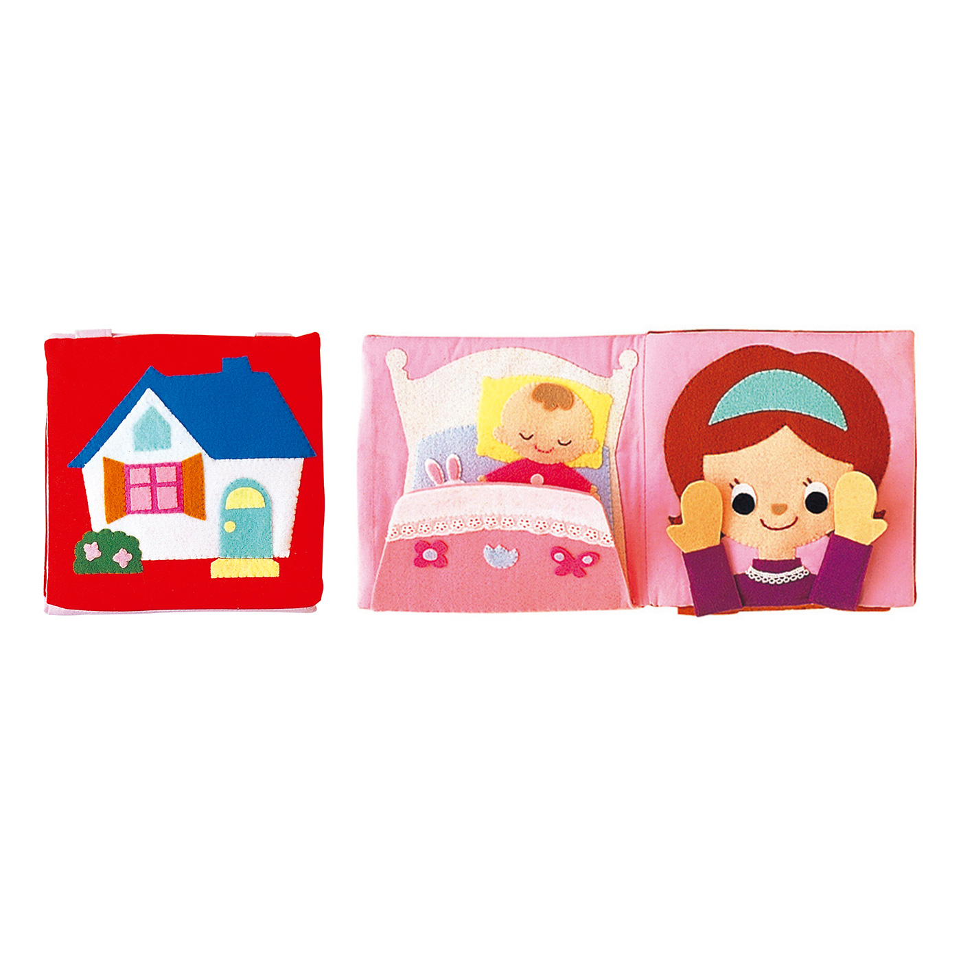 ママおしえて レトロでかわいい仕かけ布絵本の会|ソーイング|手芸 【予約販売品】 フェリシモ レトロで可愛い仕掛け布絵本の会 その他