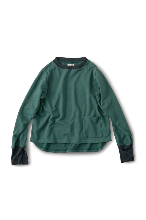 And Myera ベーシックじゃないトレーナー グリーン Tシャツ カットソー トップス レディースファッション レディースファッション 洋服の通販 And Myera アンドマイラ