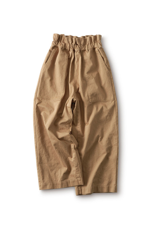 And Myera ヘリンボーンのワイドパンツ ベージュ パンツ ボトムス レディースファッション レディースファッション 洋服の通販 And Myera アンドマイラ
