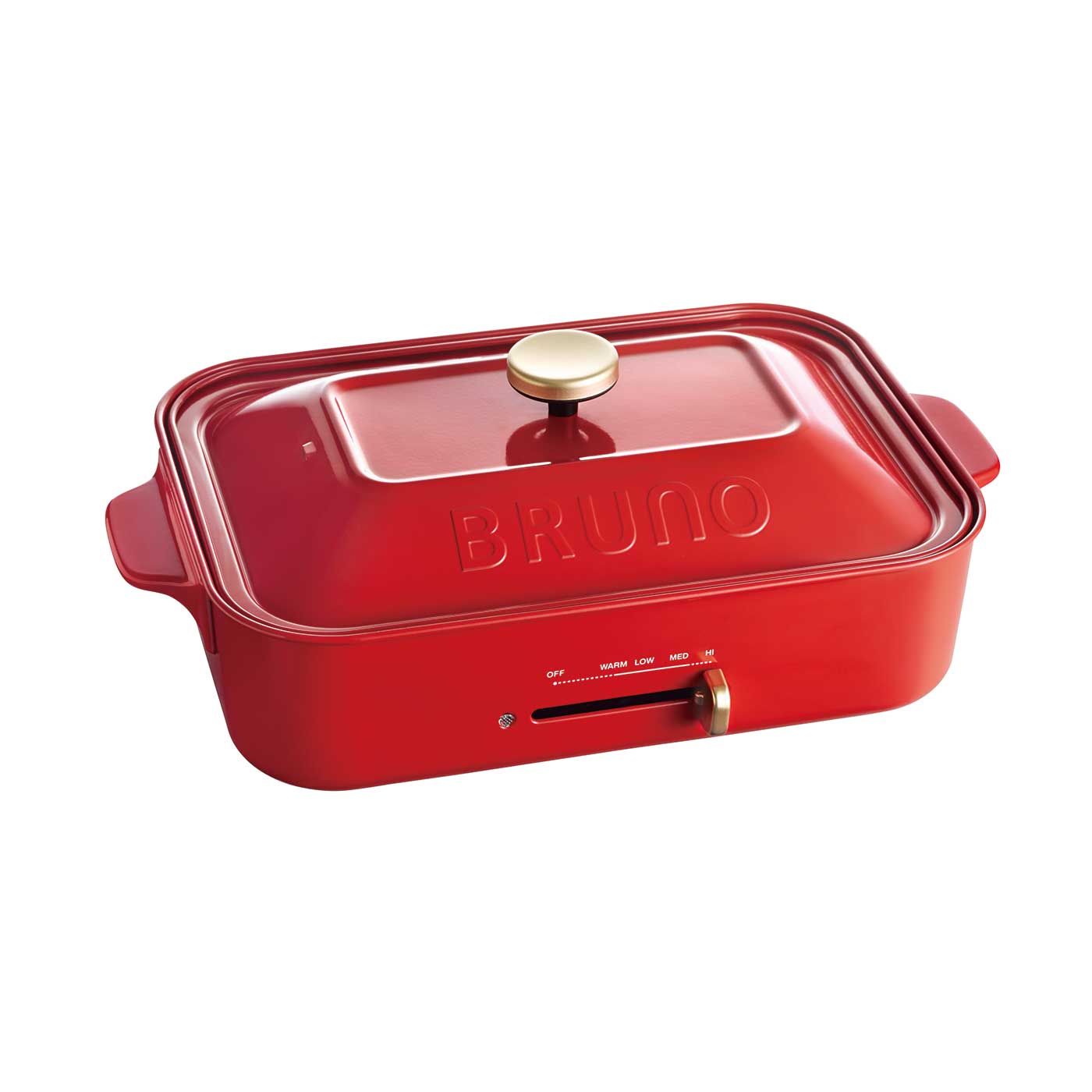 Kraso[クラソ]｜テーブルをおしゃれに彩る　コンパクトホットプレート｜1（レッド）