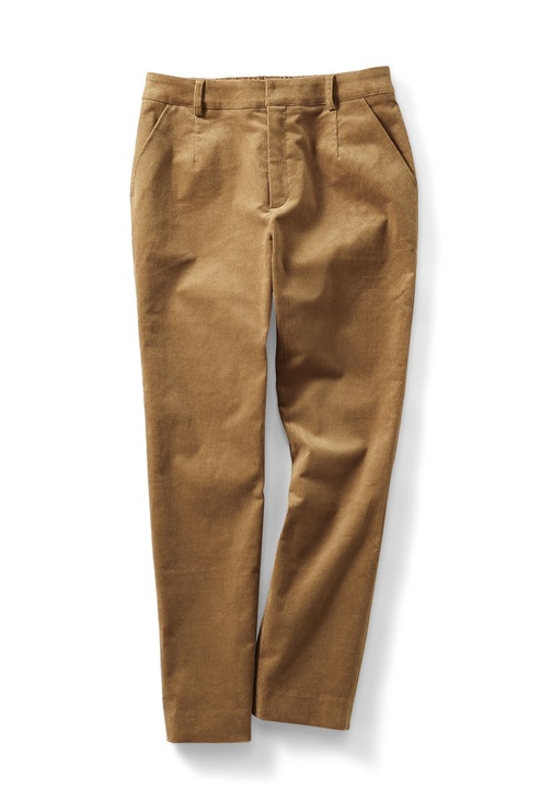 Iedit イディット 細うねコーデュロイ クレッシェンドカット R パンツ マスタードイエロー パンツ ボトムス レディースファッション レディースファッション 雑貨のアウトレット通販 Real Stock
