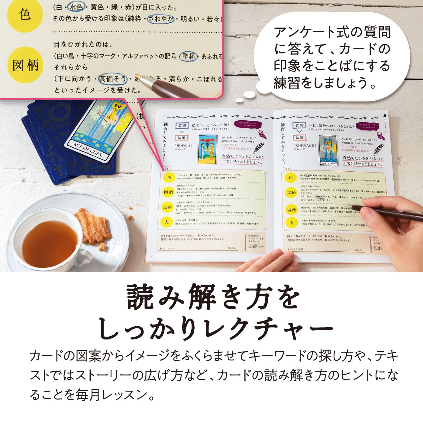 運も未来も人間関係も 日常で使える前向き占い タロットカードレッスン 運も未来も人間関係も 日常で使える前向き占い タロットカードレッスン
