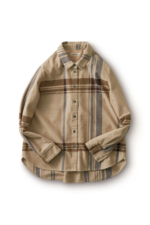 And Myera 大きなチェックのシャツ シャツ ブラウス トップス レディースファッション レディースファッション 洋服の通販 And Myera アンドマイラ