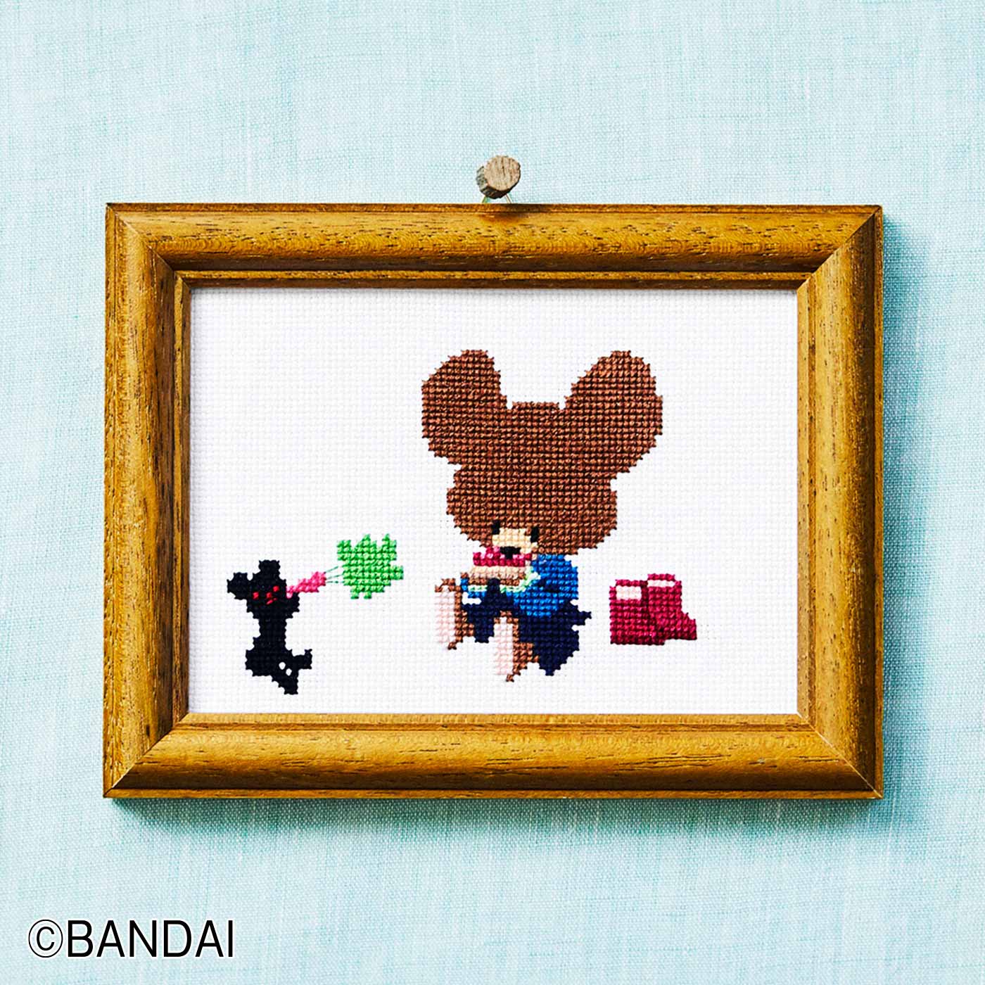 フェリシモ くまのがっこう アルファベット クロスステッチ 刺繍